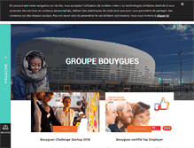 Tablet Screenshot of bouygues.com